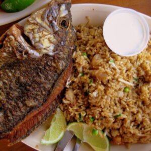 Fried Rice With Tilapia